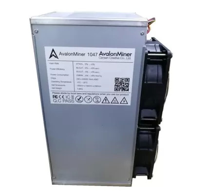 Chip di 190 x di 190 x di 292mm Canaan Avalonminer 1047 37t 37th/S 16nm