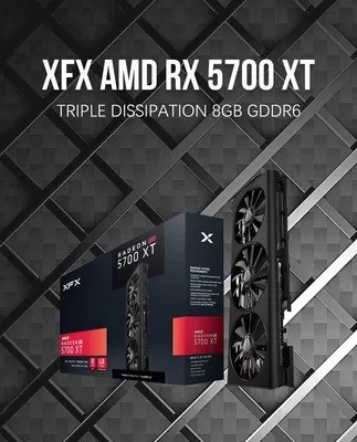 2560 carta grafica di Radeon Rx 5700 Xt dei centri, carta grafica di estrazione mineraria 8GB GDDR6 di ETH